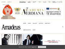Tablet Screenshot of amadeusonline.net